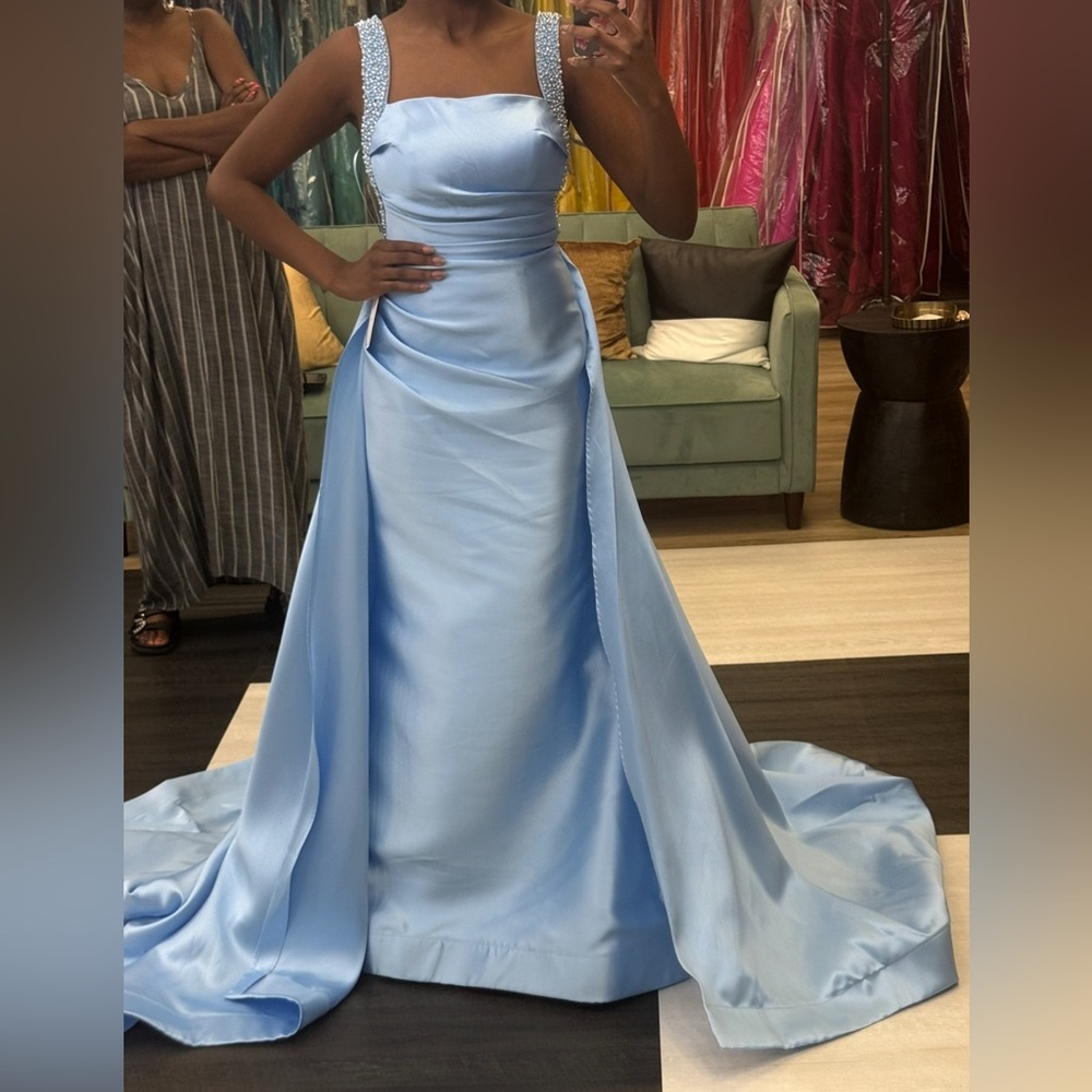 Ashley Lauren 11979 Sky Blue Pageant/Prom dress